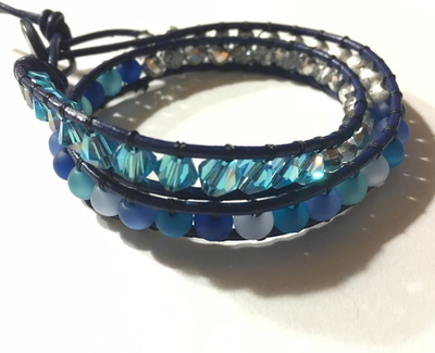 Boho Chic Beaded Wrap Bracelet