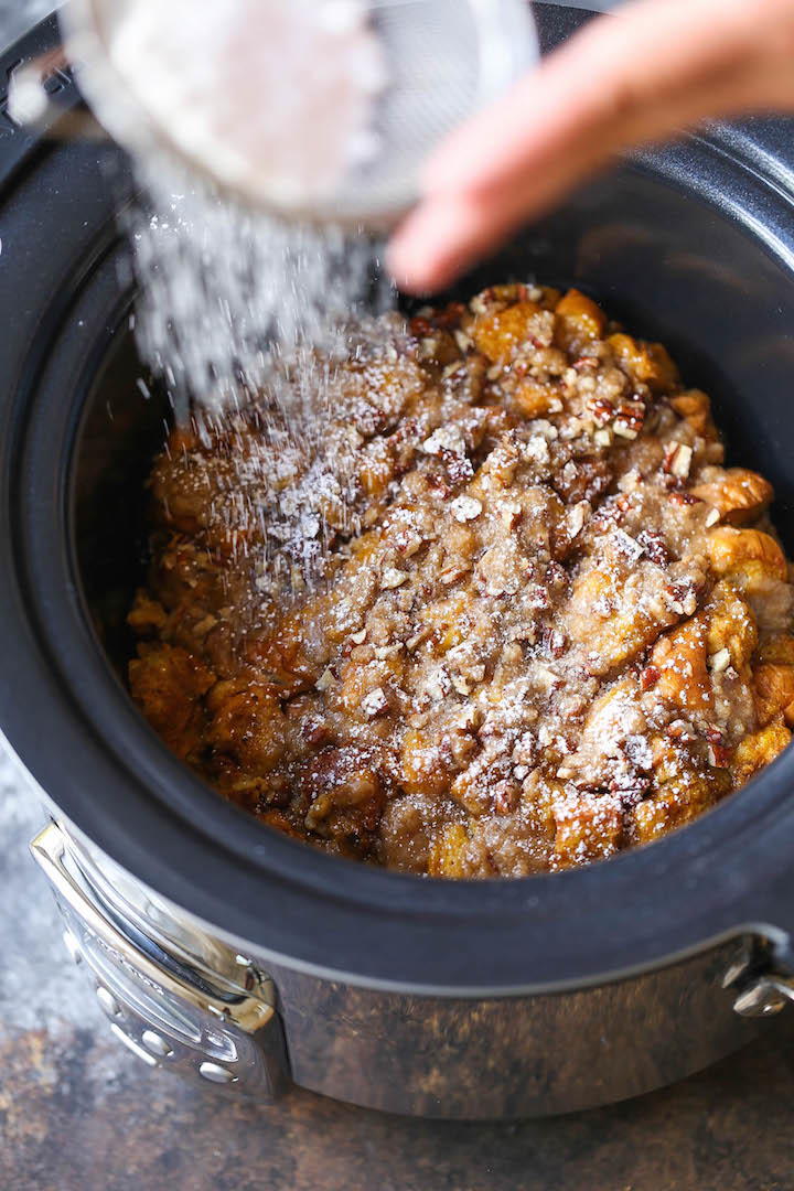 Southern Slow Cooker Pumpkin French Toast