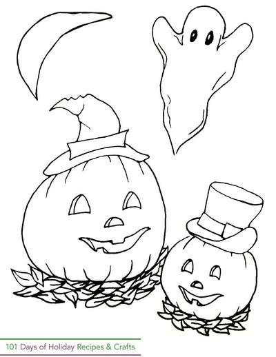 Exclusive! Printable Halloween Coloring Page