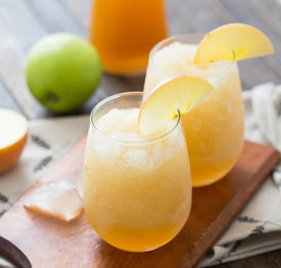 Caramel Apple Wine Slushies