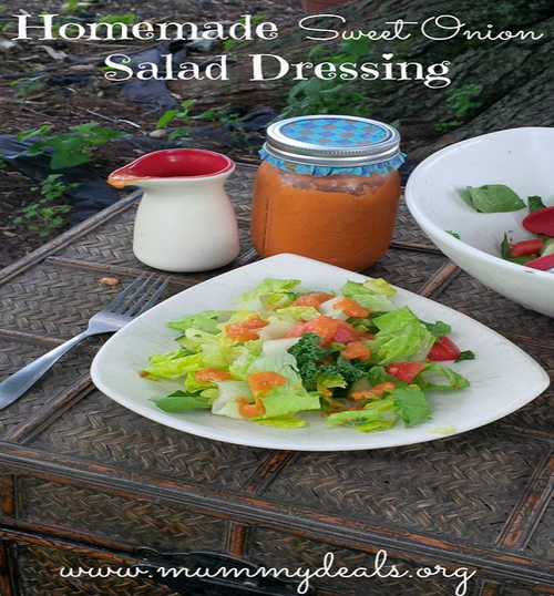 Homemade Sweet Onion Salad Dressing