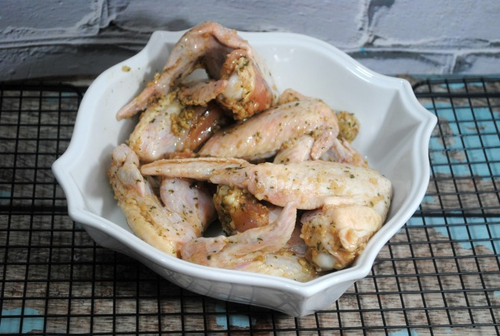 Caesar Parmesan Grilled Chicken Wings