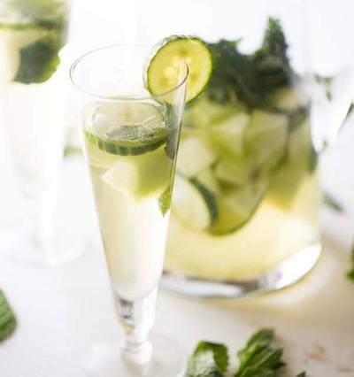 Cucumber Melon Sangria