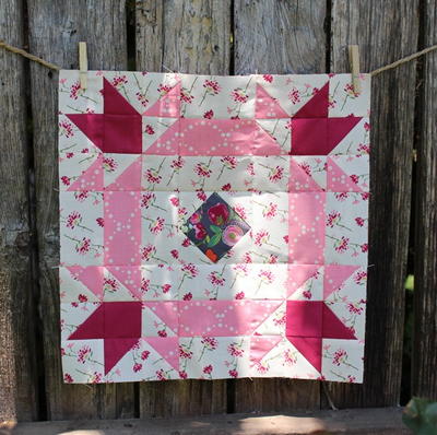 Blossoms of Hope Quilt Block