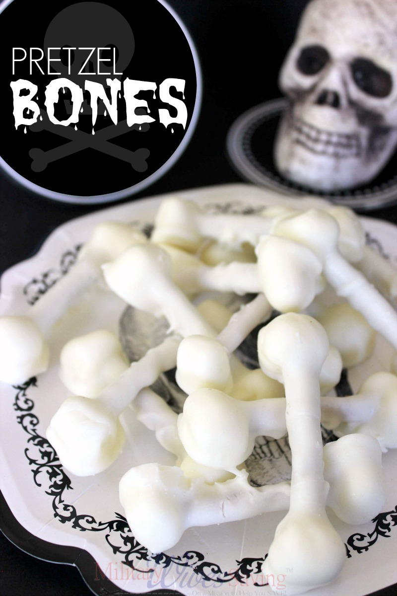 Pretzel Funny Bones Halloween Treats | RecipeLion.com