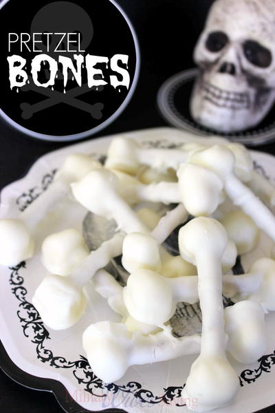 Pretzel Funny Bones Halloween Treats