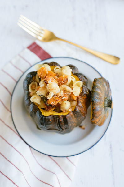 Fall Macaroni & Cheese with Butternut Squash and Sage