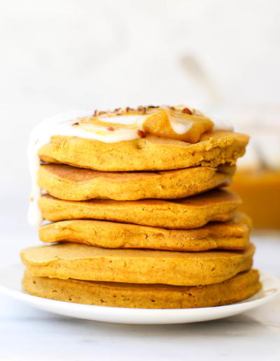 Vegan Turmeric Spice Pancakes