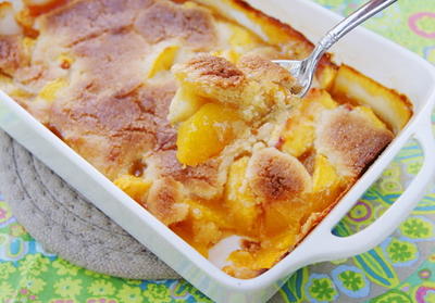 Brandied Georgia Peach Cobbler