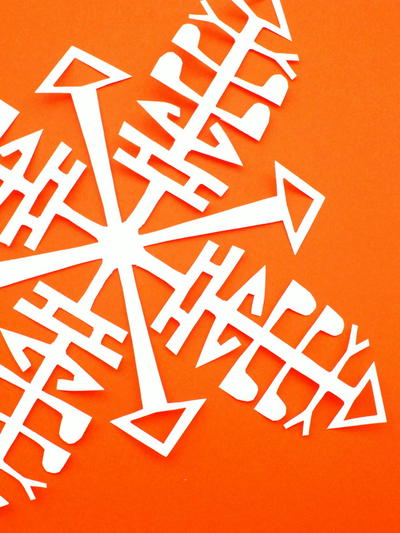 Easy New Years Paper Snowflake Patterns