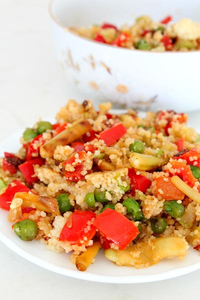 Couscous and Roasted Vegetables Salad