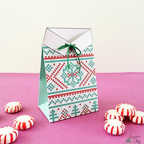 Christmas Sweater Gift Box Template