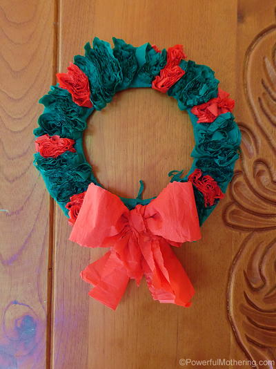 Quick and Simple Christmas Wreath