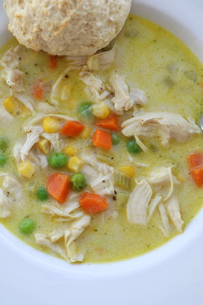 Quick and Easy Chicken Pot Pie Soup