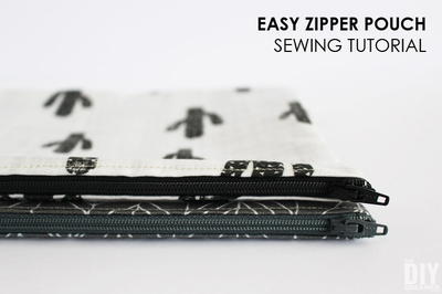 Zipper Pouch Tutorial | AllFreeSewing.com