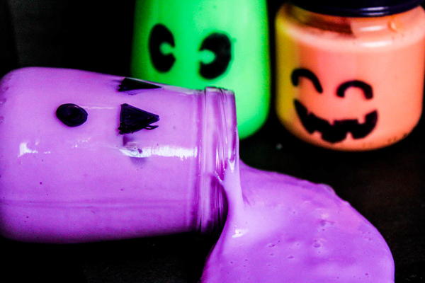 Halloween Glow in the Dark Slime