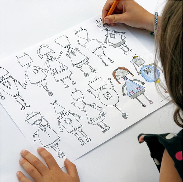 Dragon Kids Coloring Page | FaveCrafts.com