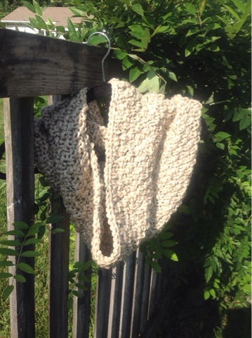 Oatmeal Seed Stitch Cowl