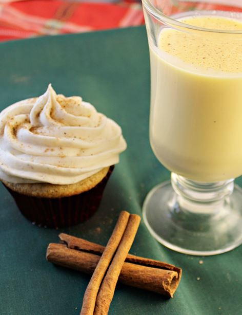 Eggnog Spice Cupcakes