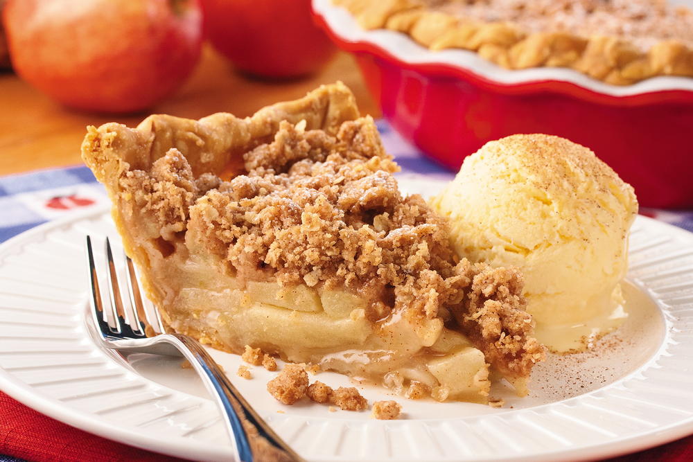 crumb top apple pie