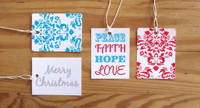 Colorful Printable Christmas Gift Tags