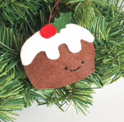 Cute Christmas Pudding DIY Ornament