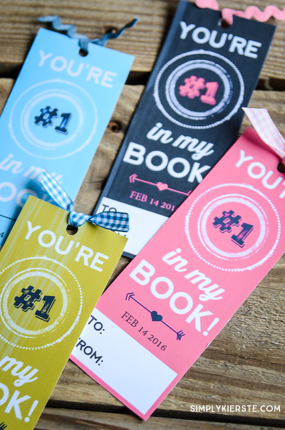 Printable Bookmark Valentine