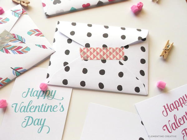 Printable Valentine Envelopes