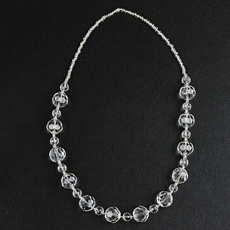Sparkling Crystal Drop DIY Necklace