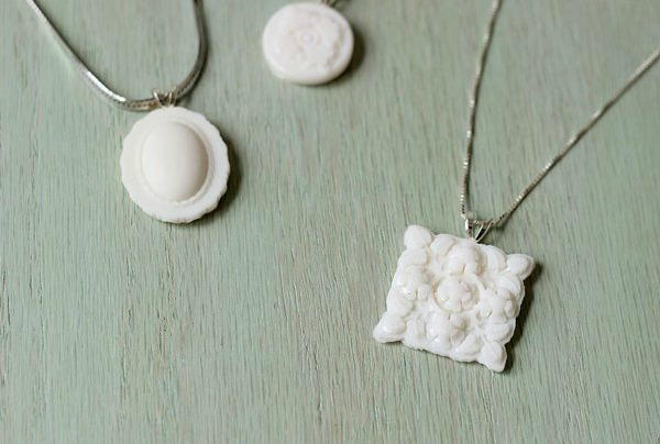 Milk Glass DIY Pendants