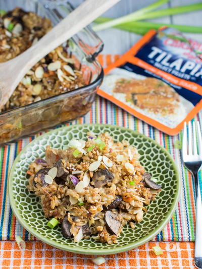 Teriyaki Tilapia Casserole