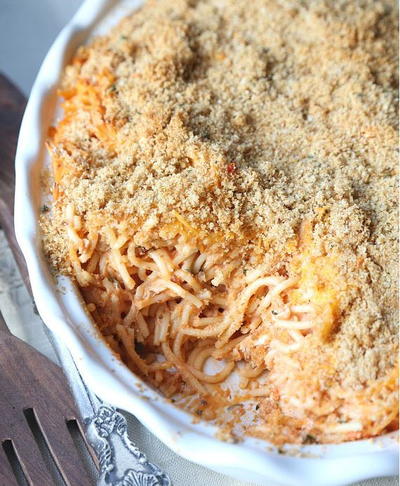 Shelly's Chicken Spaghetti Casserole