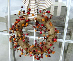 Twine and Berry Fall Wreath