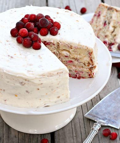 Cranberry Christmas Cake Recipe