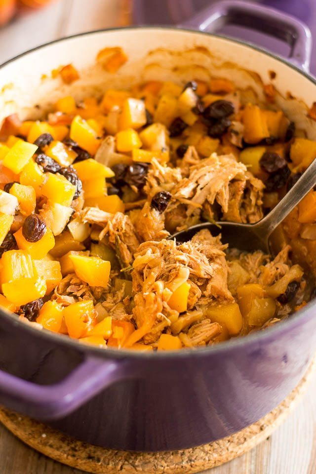 One-Pot Pulled Pork and Apple Casserole | AllFreeCasseroleRecipes.com