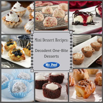 Mini Dessert Recipes: 20 Decadent One-Bite Desserts