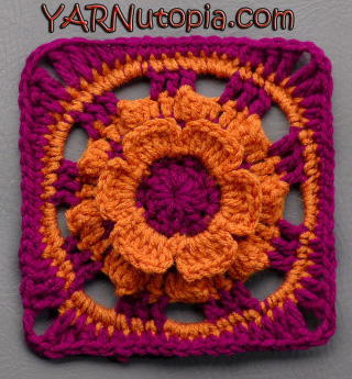 Wild Child Flower Days Granny Square