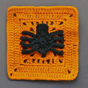 Spinning Spider Granny Square