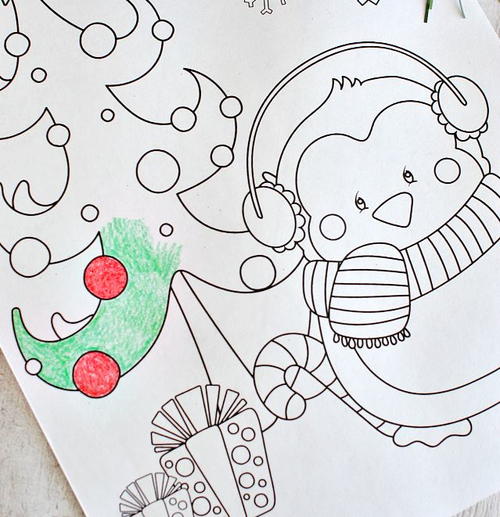 Assorted Christmas Coloring Pages
