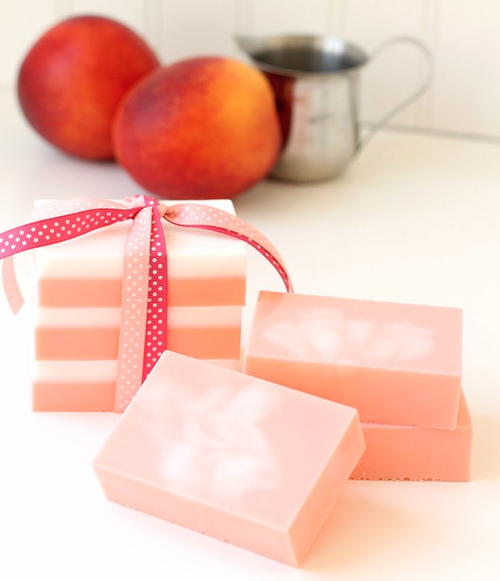 Peaches and Cream DIY Soap
