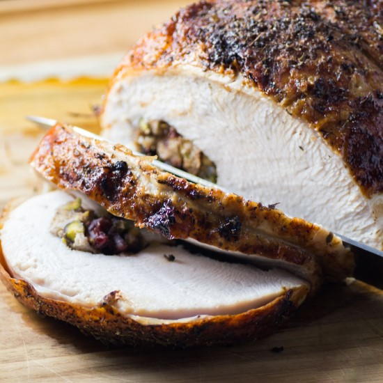 Stuffed Roasted Turkey Breast