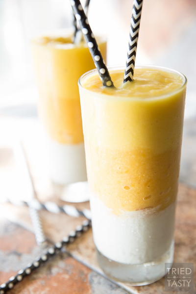 Candy Corn Layered Smoothie