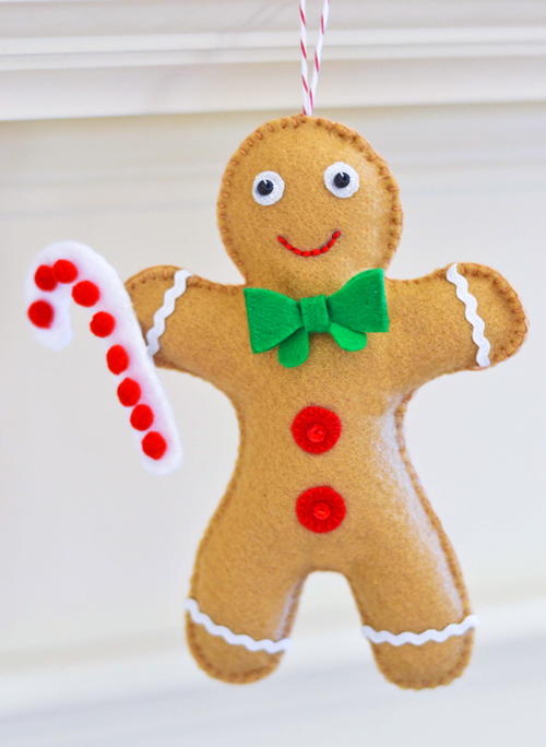 Gingerbread Man Ornament Pattern