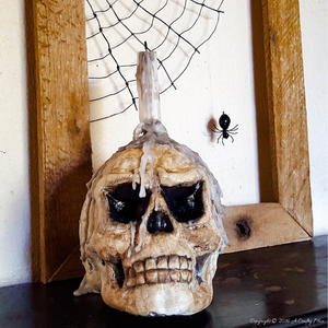A Spooktacular Skull Makeover