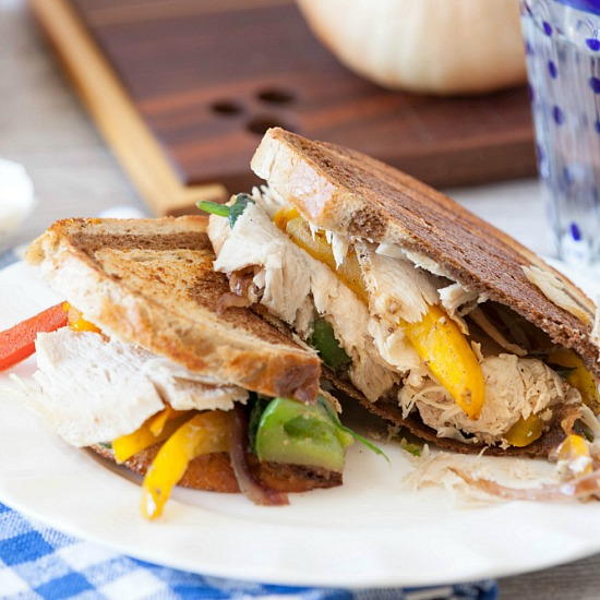 Turkey Fajita Panini