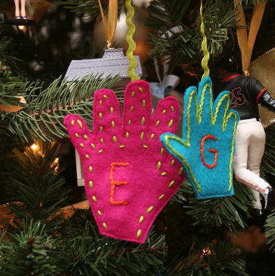 Handprint Felt Ornament