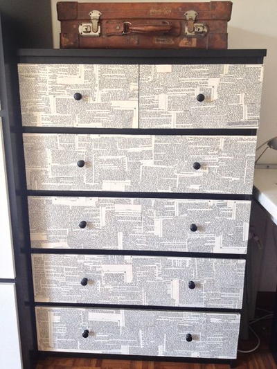 Dressed Up Decoupage Dresser Favecrafts Com