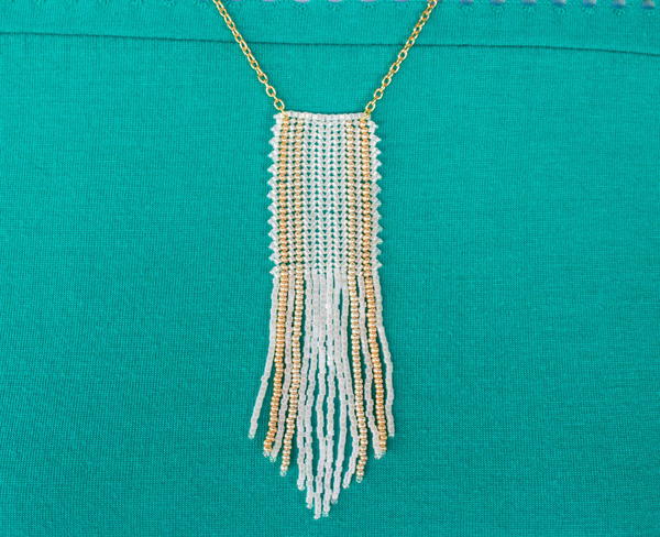 Herringbone Fringe Necklace