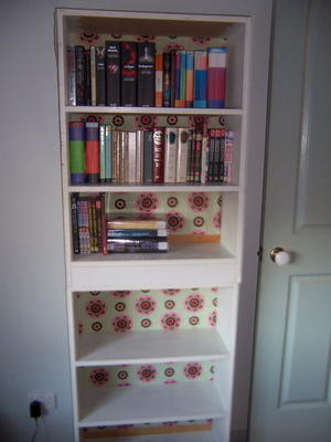Beautiful Bookshelf Decoupage | FaveCrafts.com