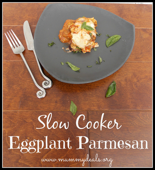 Slow Cooker Eggplant Parmesan